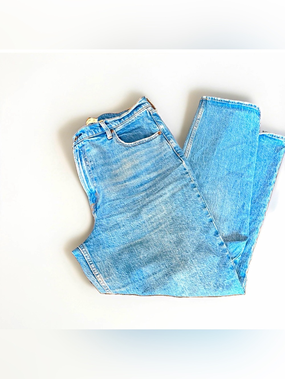 Abercrombie & Fitch 90s straight leg ultra high rise Denim 32/14R